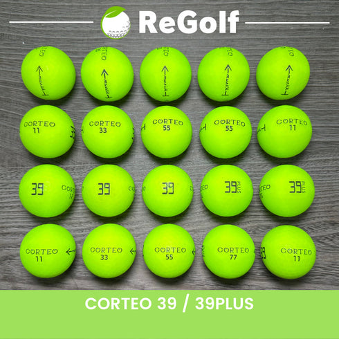 【中古】 ロストボール コルテオ 39 / 39PLUS 混合 マット グリーン 20球 ACランク ゴルフボール リゴルフ